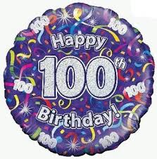 100th Birthday - Foil Balloon