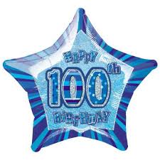 100th Birthday - Foil Balloon
