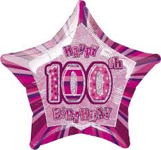 100th Birthday - Foil Balloon