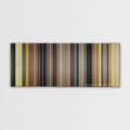 127 Hours color palette canvas print: thousands of thin vertical stripes of color