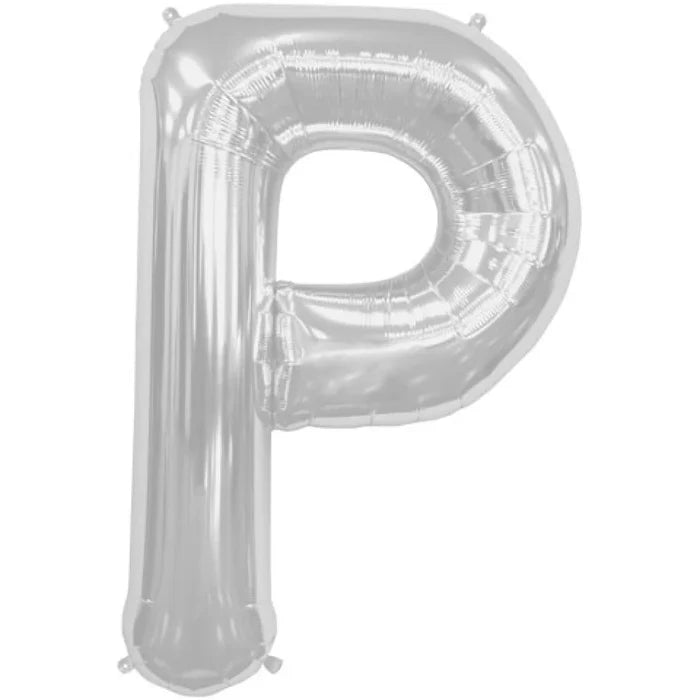 16'' Silver Letter Air Filled Decoration