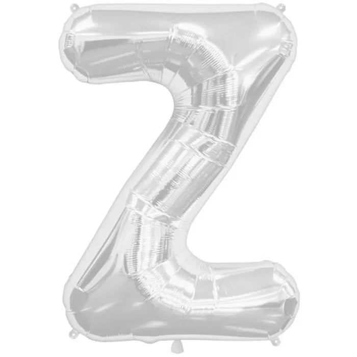 16'' Silver Letter Air Filled Decoration