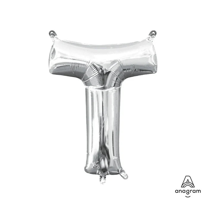 16'' Silver Letter Air Filled Decoration