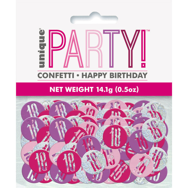 18" CONFETTI PINK