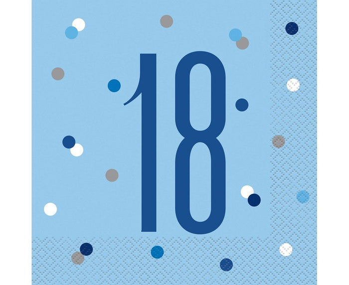18" NAPKINS BLUE