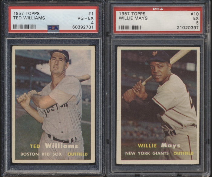 1957 Topps Baseball Complete Mid-Grade Set Group Break #13 (LIMIT 15)
