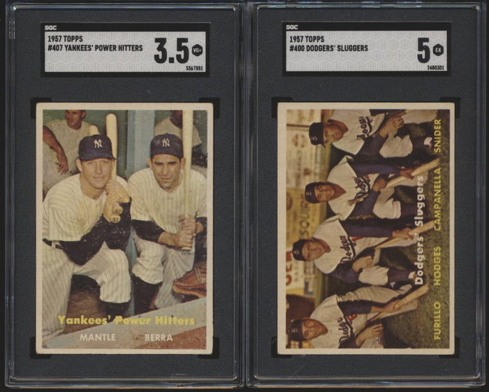 1957 Topps Baseball Complete Mid-Grade Set Group Break #13 (LIMIT 15)