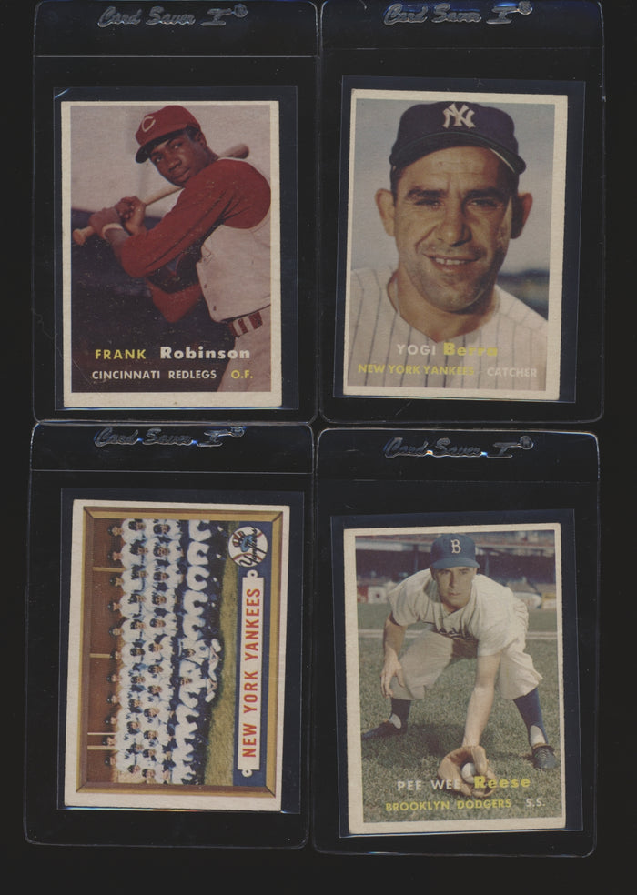 1957 Topps Baseball Complete Mid-Grade Set Group Break #13 (LIMIT 15)