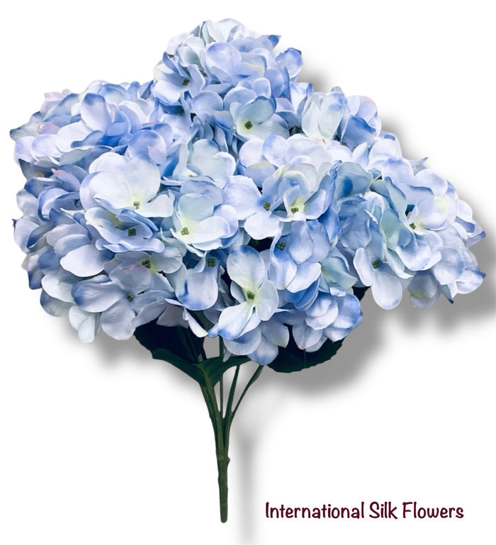 21" Hydrangea Bush ( FBH123-Blue Delphinium )