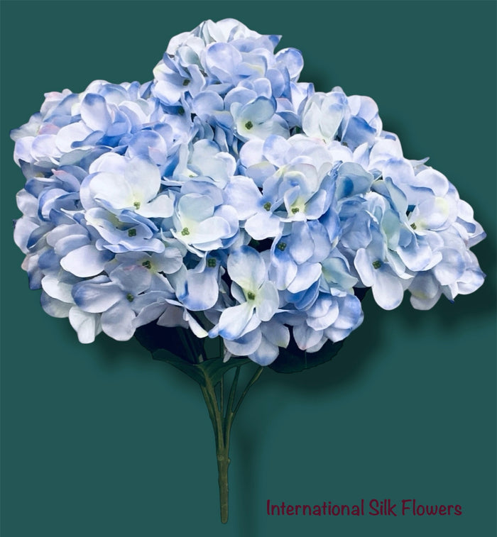 21" Hydrangea Bush ( FBH123-Blue Delphinium )
