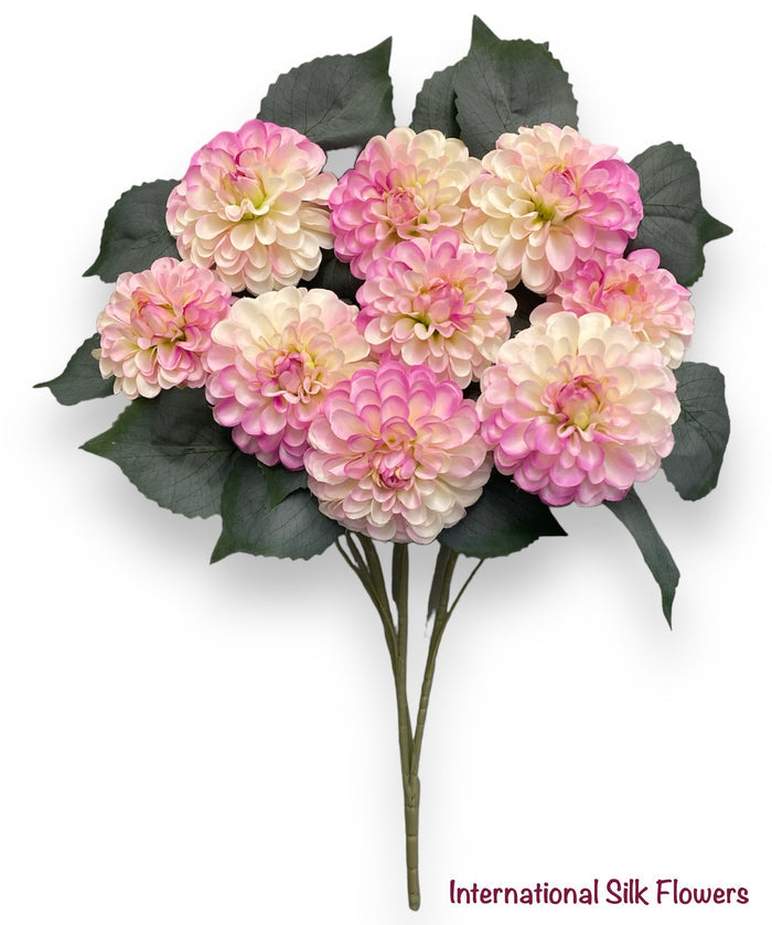 23'' Dahlia Bush ( INT010-#4 Cream Lavender )