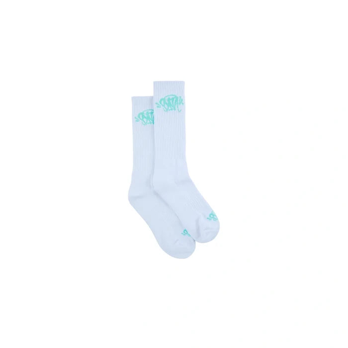 2PACK Skarpetki SynaWorld White/Araba Blue Syna World Skarpetki