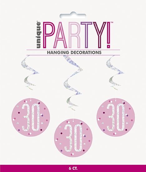 30TH PINK SWIRL