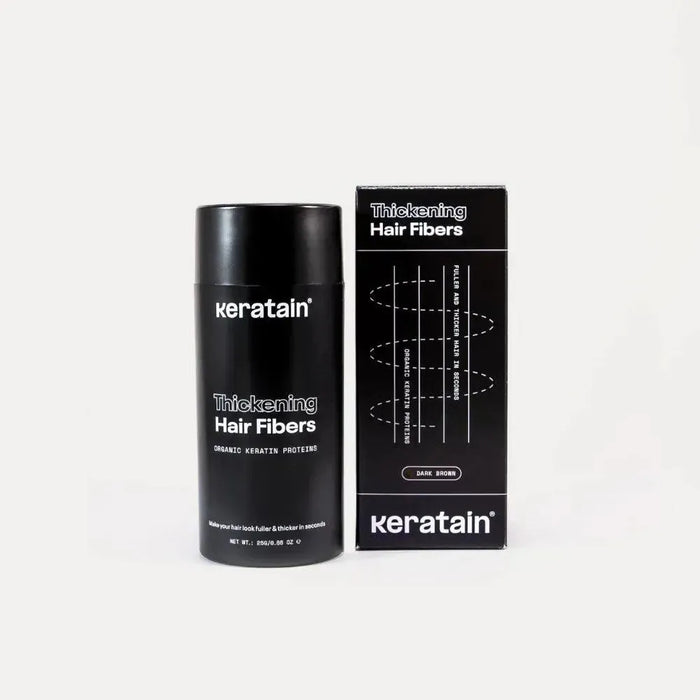 3x Keratain hair fibers + free Keratain pomade – Dark brown (25 gr) - Hairgivers