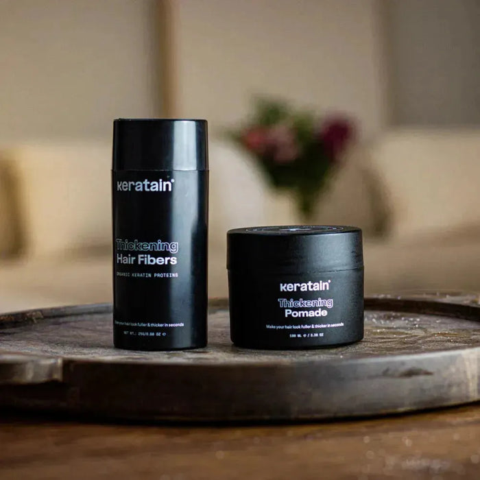 Keratain pomade + Keratain hair fibers - Hairgivers