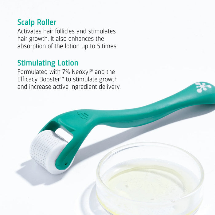 4x Neofollics lotion + free scalp roller