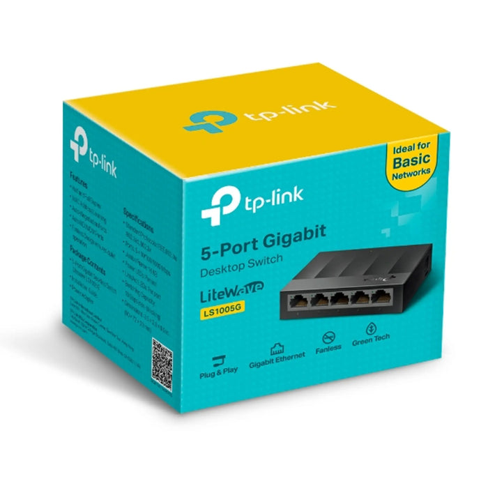 5-port Gigabit desktop switch - 10/100/1000 Mbps - TP-link LS1005G