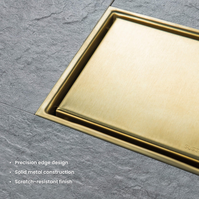 6 inch Square Reversible Tile-In Shower Drain - CFD-0601