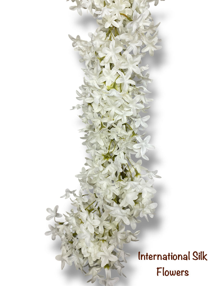 6' Star Lily Garland ( WG139-#1 Cream )