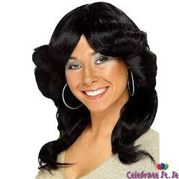 70s Flick Wig - Black