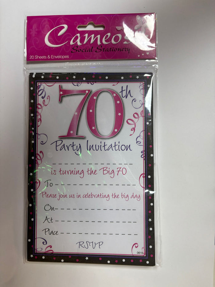 PINK INVITATIONS