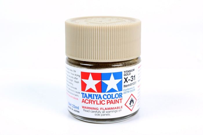Acrylic X-31 Titanium Gold 23ml