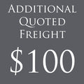 ADDITIONAL QUOTED FREIGHT $100 - Suzie Anderson Home