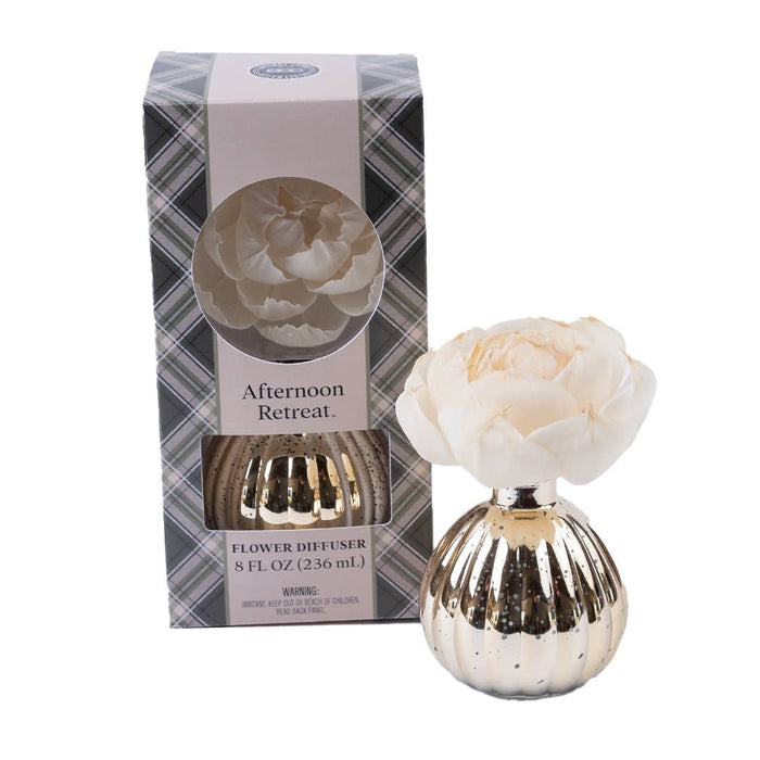 Afternoon Retreat Plaid Flower Diffuser - Pine & Moss