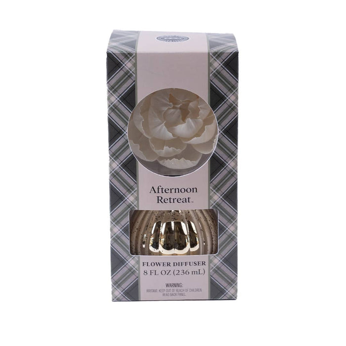 Afternoon Retreat Plaid Flower Diffuser - Pine & Moss