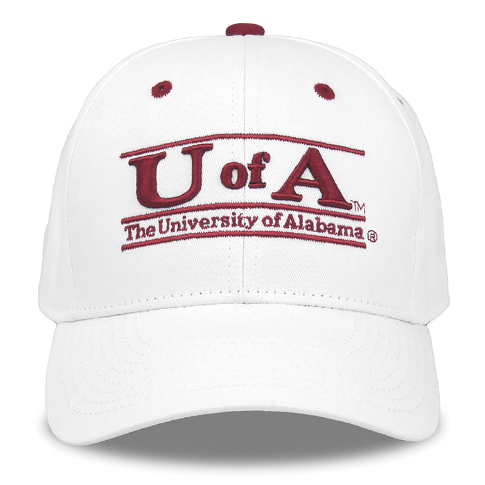 Alabama Crimson Tide Bookstore Snapback - White, product view