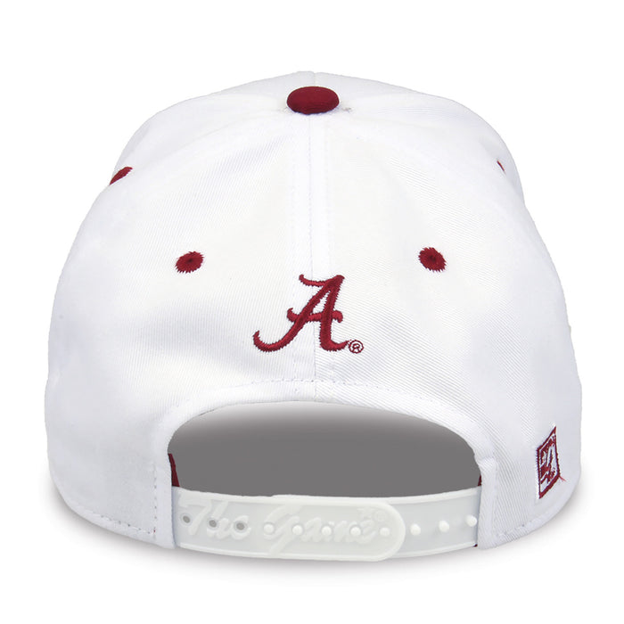 Alabama Crimson Tide Bookstore Snapback - White, alternate view 1