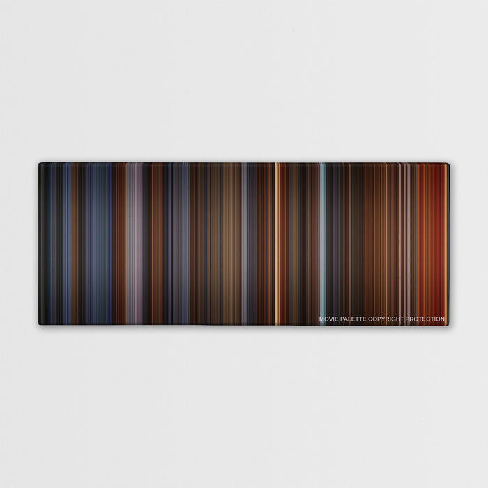 Alien3 color palette canvas print: thousands of thin vertical stripes of color