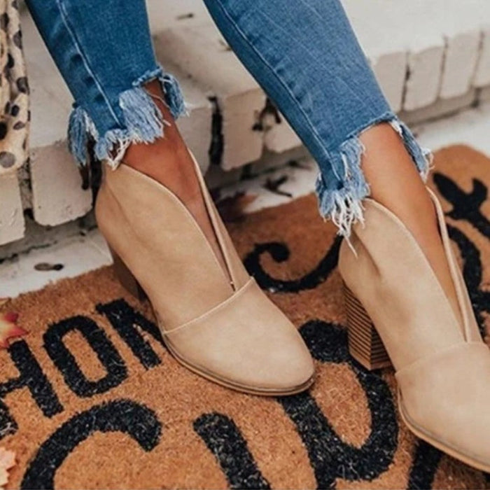 Almond Toe Ankle Boots for Women – Chic & Effortless Style
