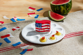 American Flag Light Up Sitter - Pine & Moss