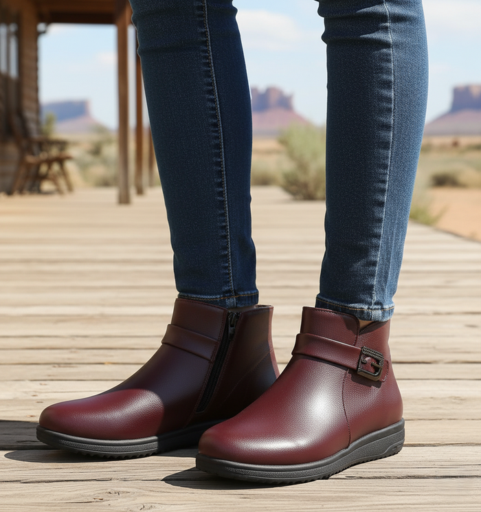 Ankle Boots for Women – Cozy & Stylish Everyday Comfort Bareroots Footwear