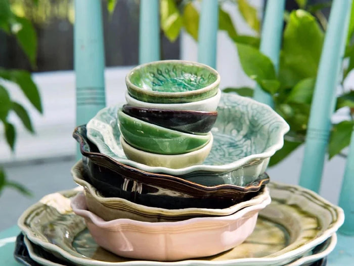 Arabesque Small Bowl | White - Suzie Anderson Home