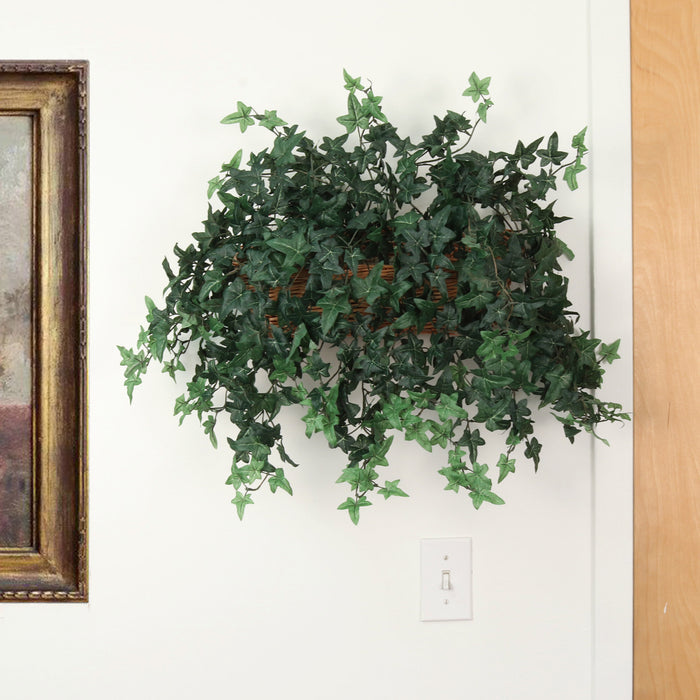 Artificial Hanging English Ivy Bush with 274 Silk Leaves - 20"