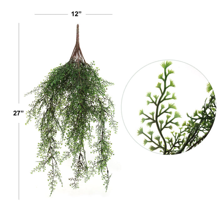 Artificial Maiden Fern Bush with 147 Tips - 24"