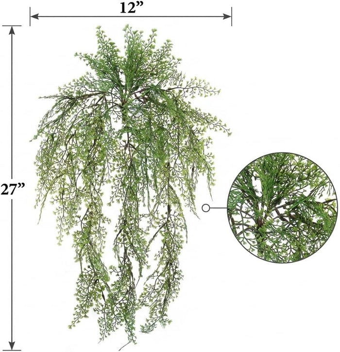 Artificial Maiden Fern Bush with 147 Tips - 24"