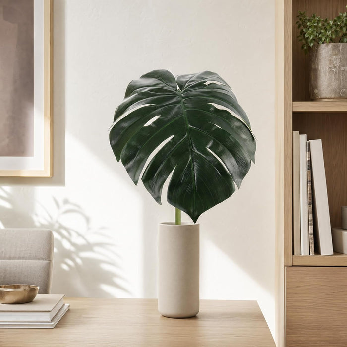 Artificial Triple Split Philodendron Leaf - 28"
