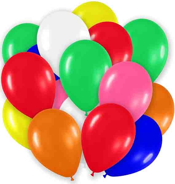assorted colours ballons