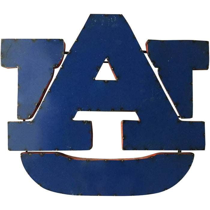 Auburn UA Classic Logo Recycled Metal Wall Decor