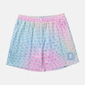 Front view of the Overtime Aura Mesh Shorts.