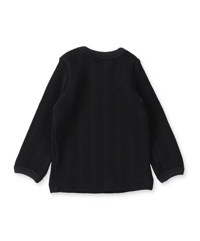 Baby Rib Knit Long Sleeve Tee