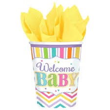 Welcome Baby - Cups