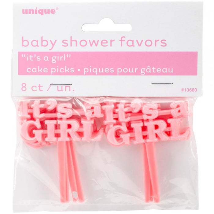 Cake Picks Pink