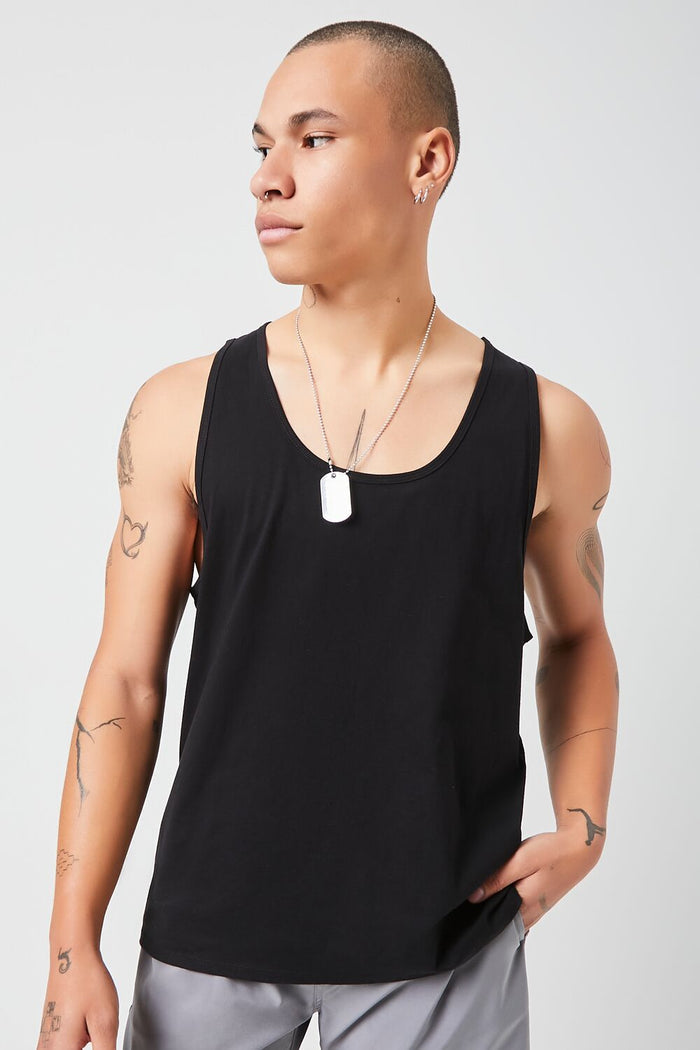 Basic Scoop-Neck Tank Top