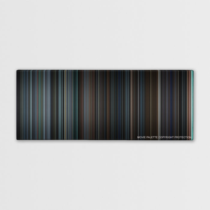 Being John Malkovich color palette canvas print: thousands of thin vertical stripes of color