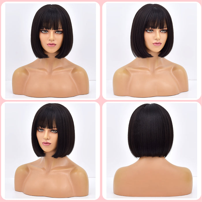 wig on display from all angles