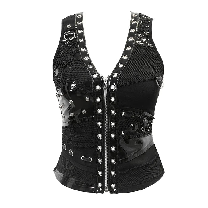 front of vest on mannequin